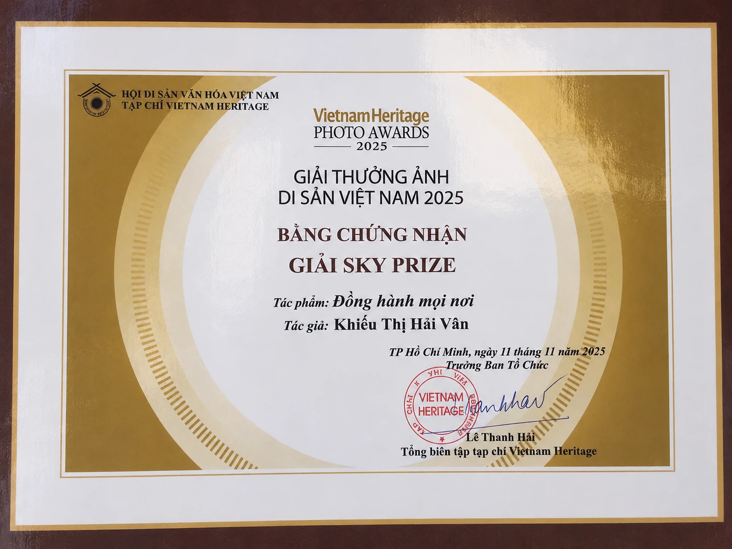 Vietnam Heritage Photo Awards 2025 – Sky Prize